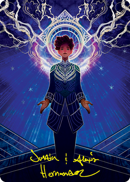 Brainstorm Art Card (Gold-Stamped Signature) [Strixhaven: School of Mages Art Series] | Good Games Morley