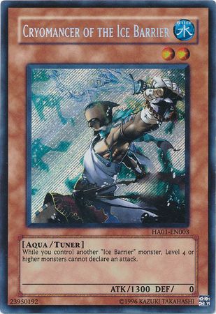 Cryomancer of the Ice Barrier [HA01-EN003] Secret Rare | Good Games Morley