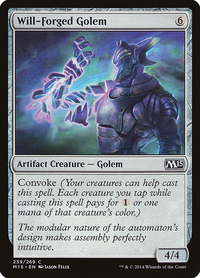 Will-Forged Golem [Magic 2015] | Good Games Morley