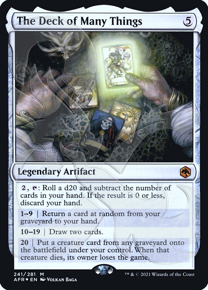 The Deck of Many Things (Ampersand Promo) [Dungeons & Dragons: Adventures in the Forgotten Realms Promos] | Good Games Morley