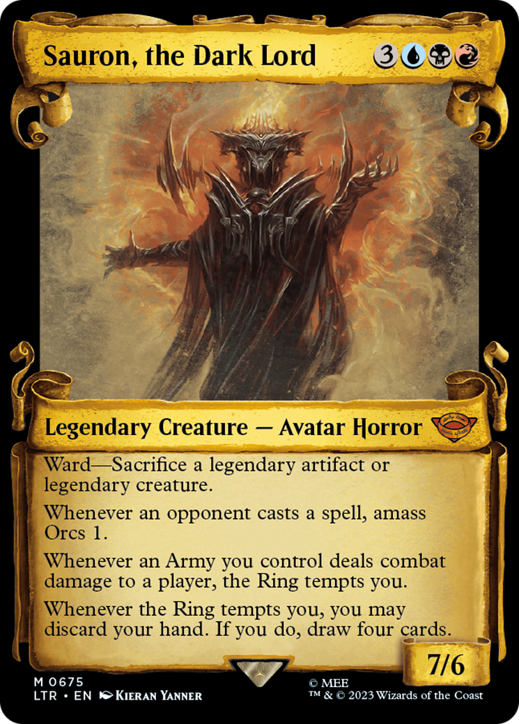 Sauron, the Dark Lord [The Lord of the Rings: Tales of Middle-Earth Showcase Scrolls] | Good Games Morley