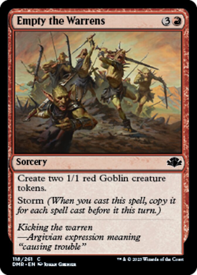 Empty the Warrens [Dominaria Remastered] | Good Games Morley