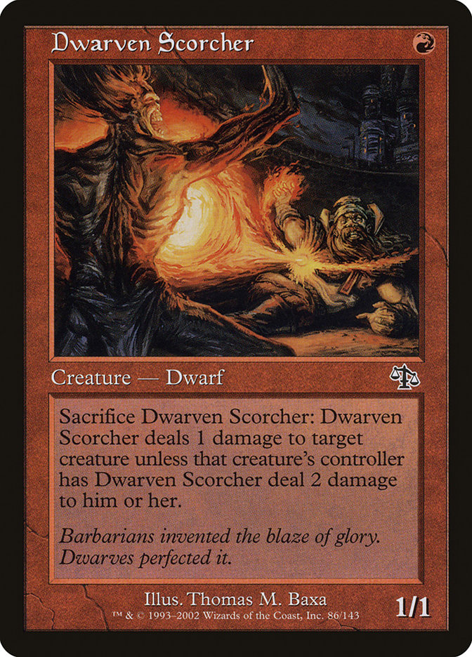 Dwarven Scorcher [Judgment] | Good Games Morley