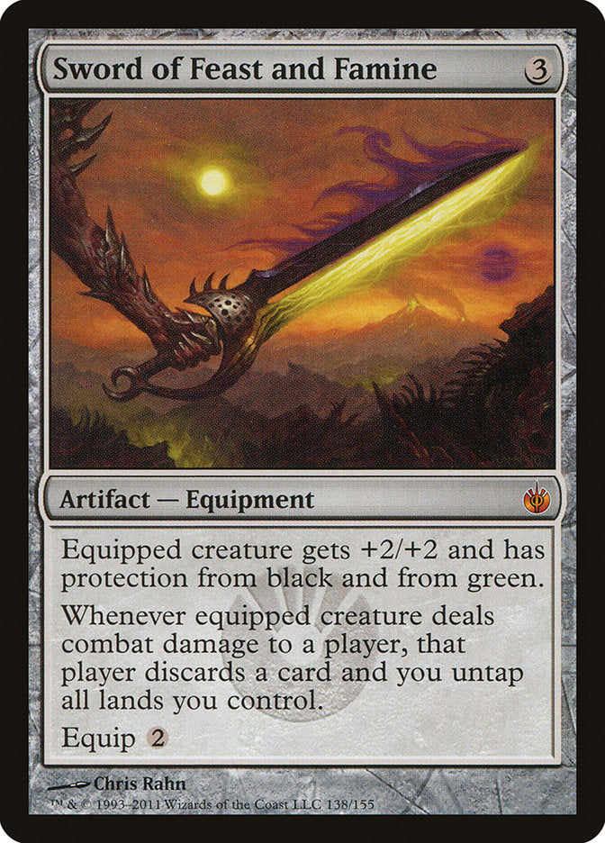 Sword of Feast and Famine [Mirrodin Besieged] | Good Games Morley
