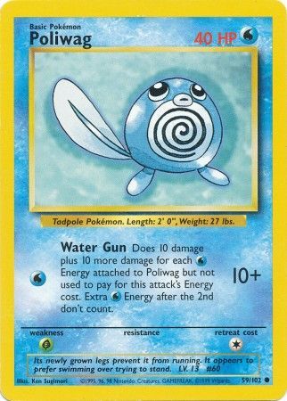 Poliwag (59/102) [Base Set Unlimited] | Good Games Morley