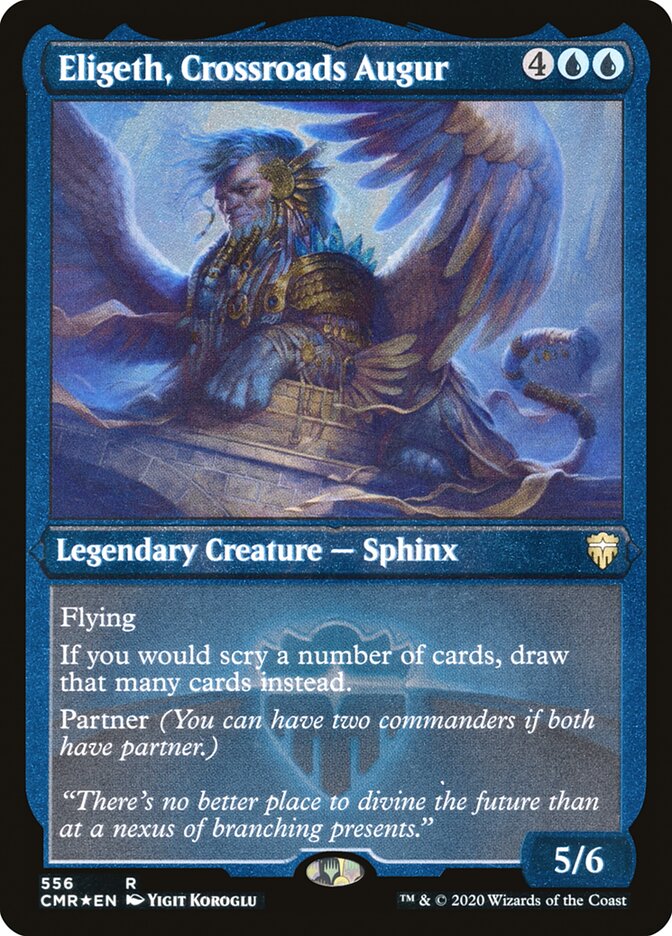 Eligeth, Crossroads Augur (Etched) [Commander Legends] | Good Games Morley