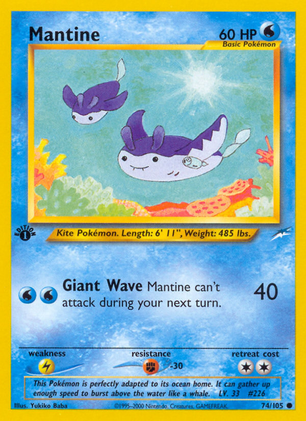 Mantine (74/105) [Neo Destiny 1st Edition] | Good Games Morley