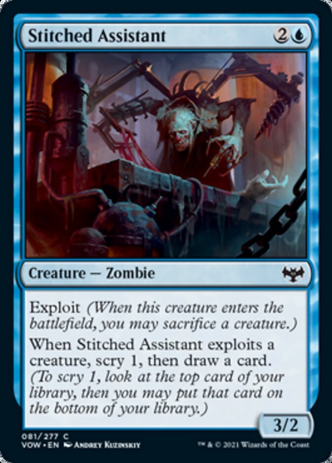 Stitched Assistant [Innistrad: Crimson Vow] | Good Games Morley