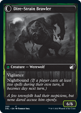 Tireless Hauler // Dire-Strain Brawler [Innistrad: Double Feature] | Good Games Morley