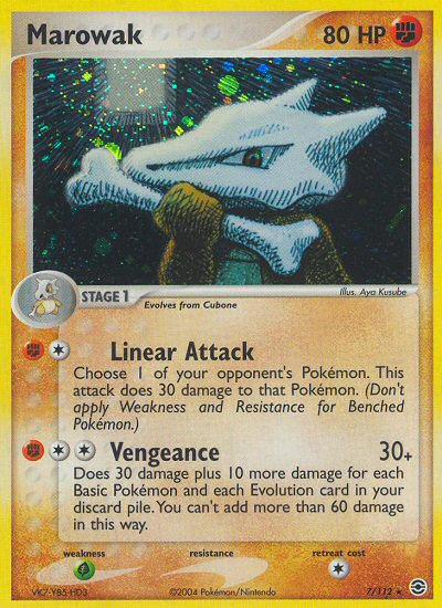 Marowak (7/112) [EX: FireRed & LeafGreen] | Good Games Morley