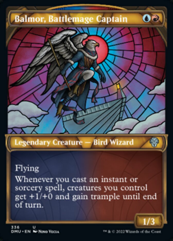 Balmor, Battlemage Captain (Showcase Textured) [Dominaria United] | Good Games Morley