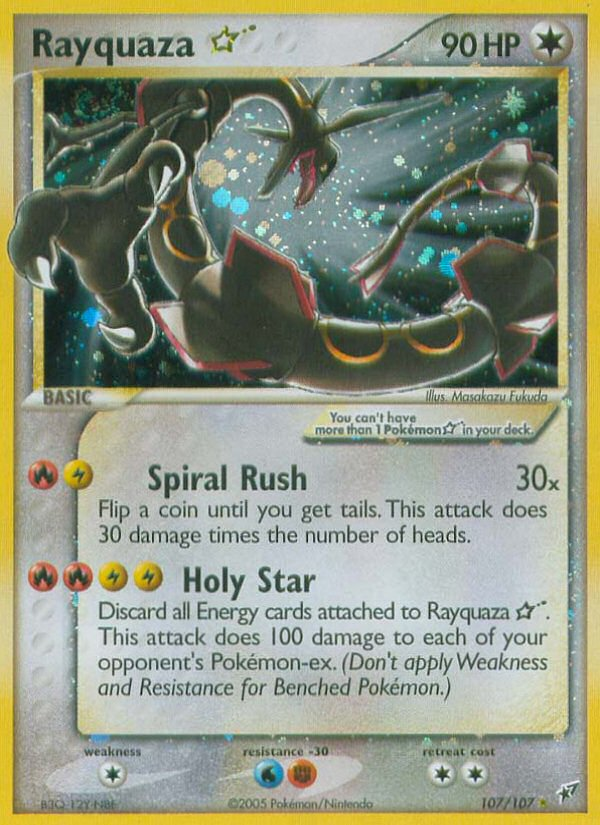 Rayquaza Star (107/107) [EX: Deoxys] | Good Games Morley
