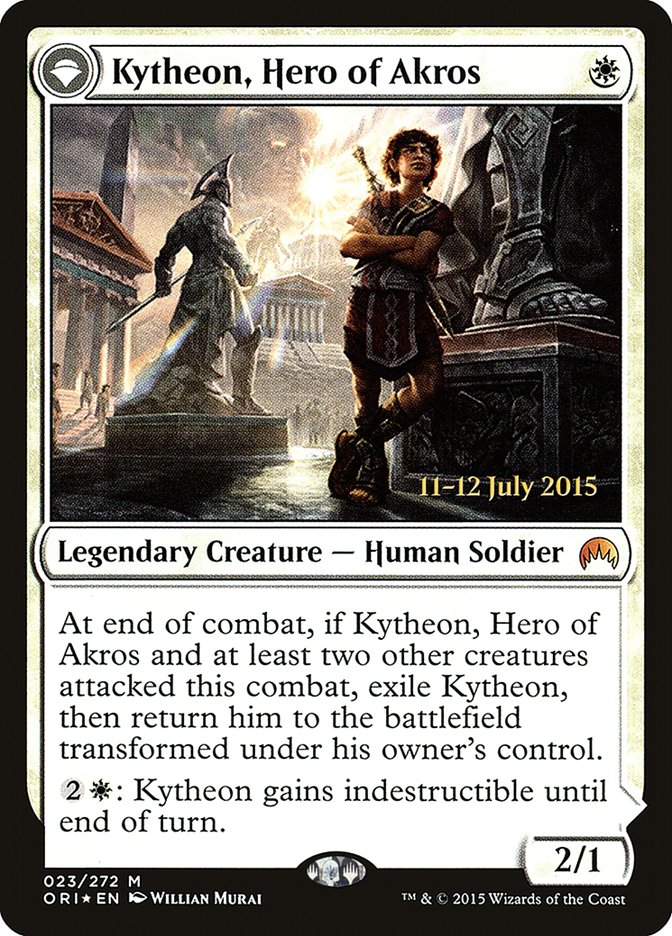 Kytheon, Hero of Akros // Gideon, Battle-Forged [Magic Origins Prerelease Promos] | Good Games Morley