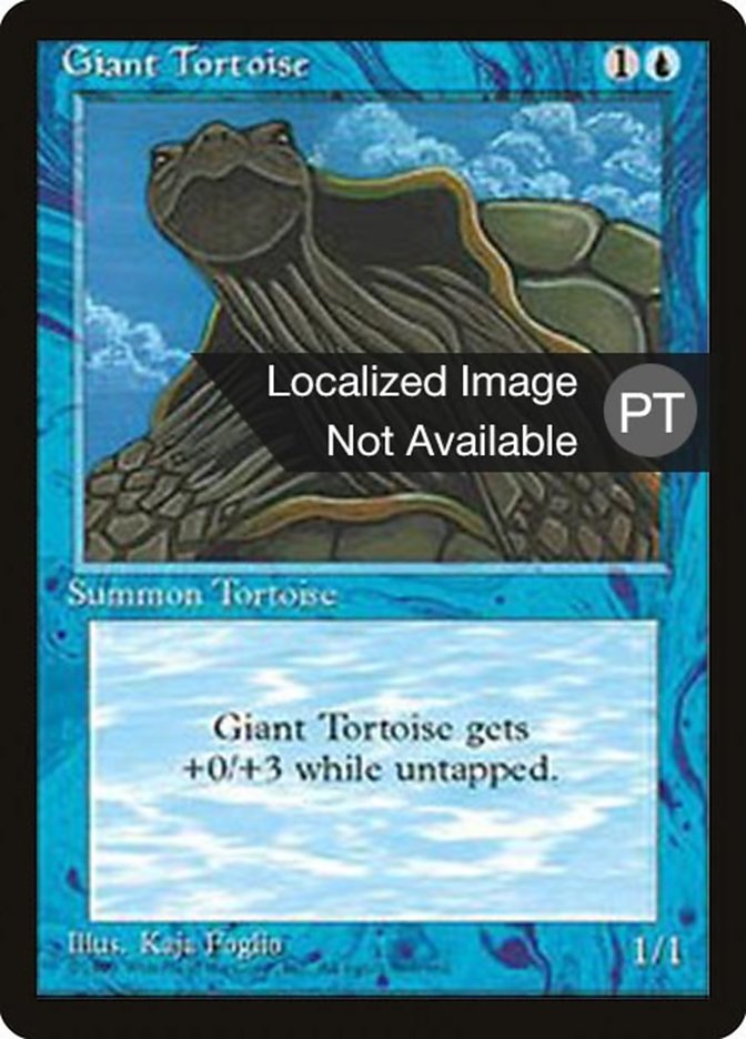 Giant Tortoise [Fourth Edition (Foreign Black Border)] | Good Games Morley