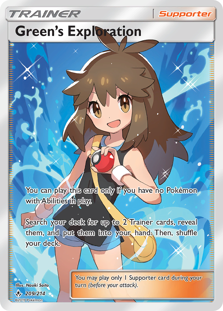 Green's Exploration (209/214) [Sun & Moon: Unbroken Bonds] | Good Games Morley