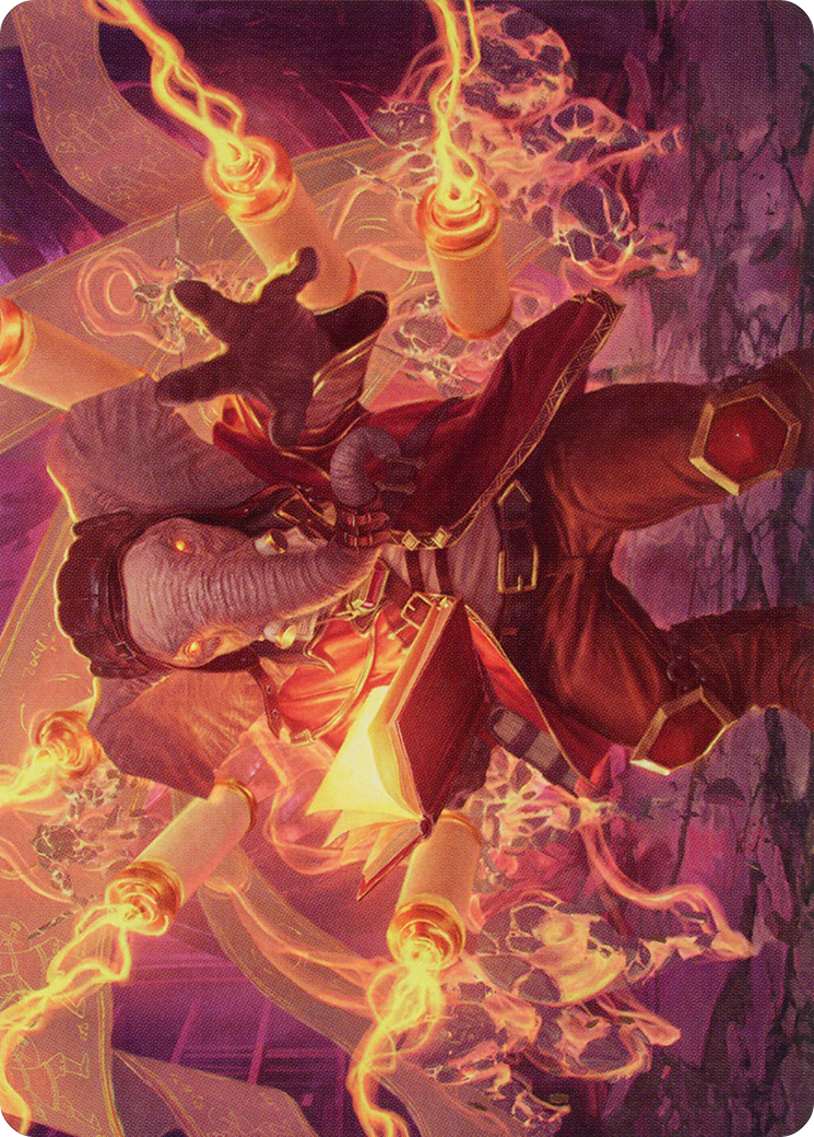 Quintorius, Loremaster Art Card (52) [March of the Machine Art Series] | Good Games Morley