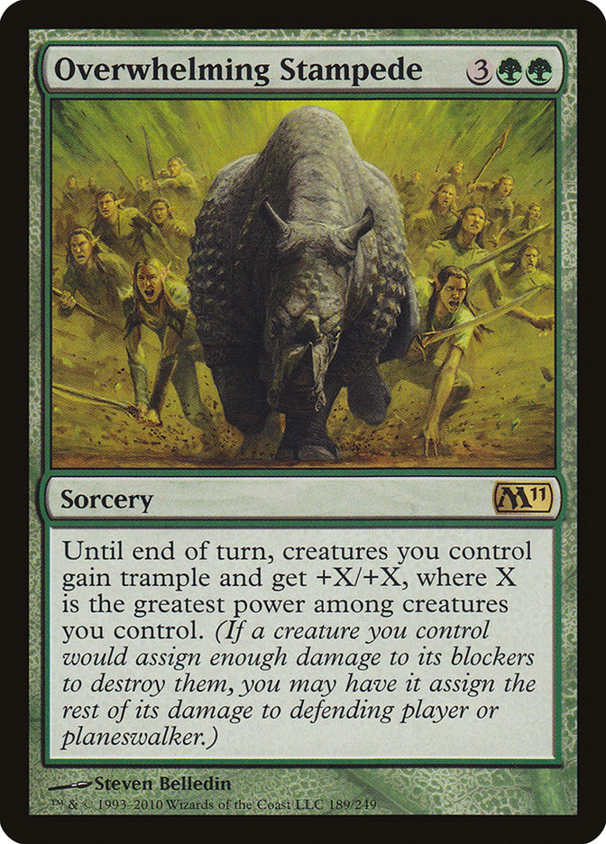Overwhelming Stampede [Magic 2011] | Good Games Morley