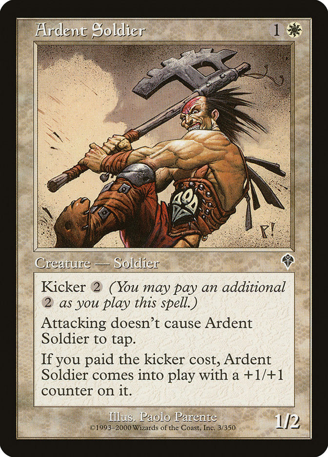 Ardent Soldier [Invasion] | Good Games Morley