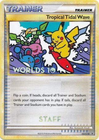 Tropical Tidal Wave (HGSS18) (Staff) [HeartGold & SoulSilver: Black Star Promos] | Good Games Morley
