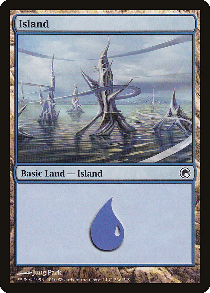 Island (236) [Scars of Mirrodin] | Good Games Morley