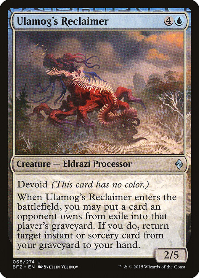 Ulamog's Reclaimer [Battle for Zendikar] | Good Games Morley