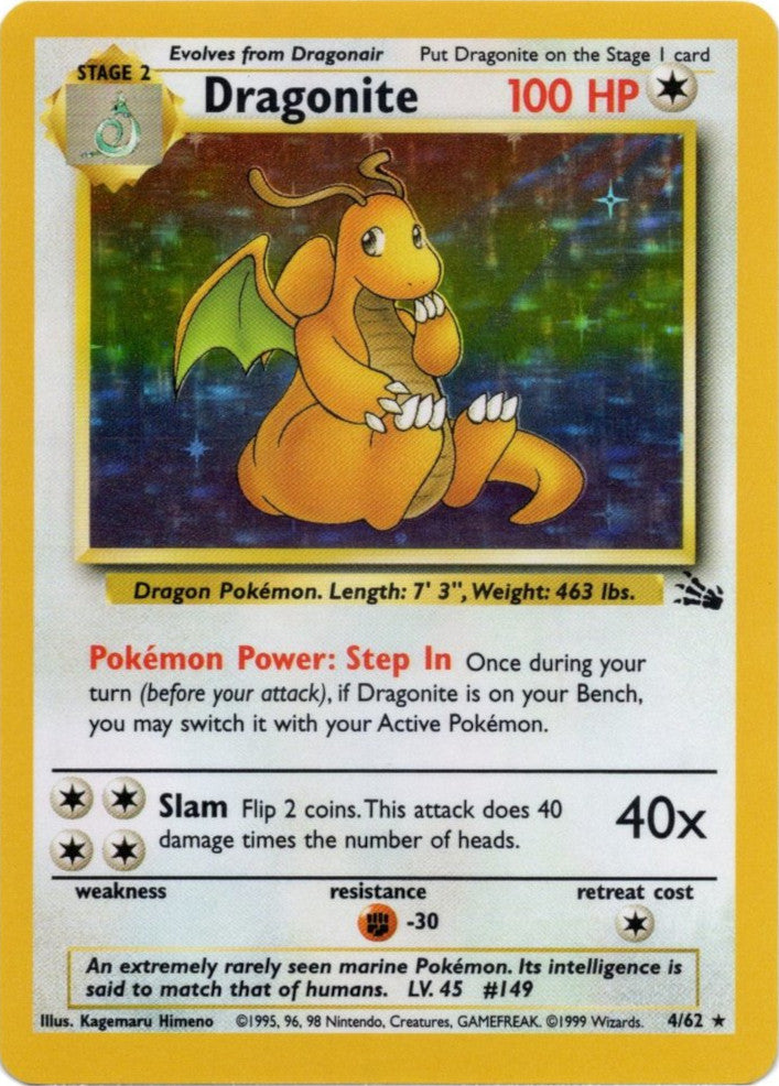 Dragonite (4/62) [Fossil Unlimited] | Good Games Morley