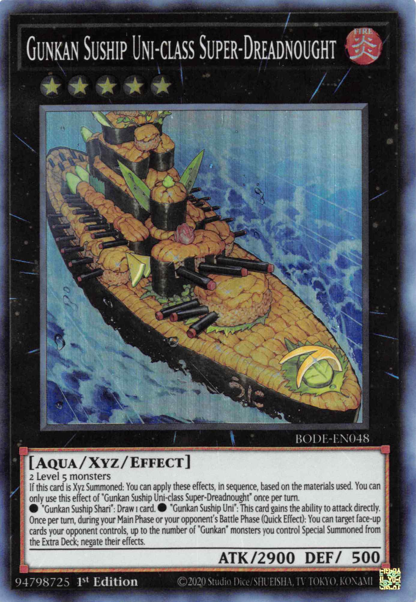 Gunkan Suship Uni-class Super-Dreadnaught [BODE-EN048] Super Rare | Good Games Morley
