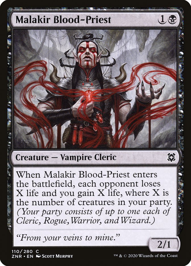 Malakir Blood-Priest [Zendikar Rising] | Good Games Morley