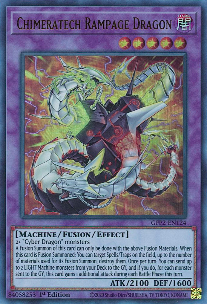 Chimeratech Rampage Dragon [GFP2-EN124] Ultra Rare | Good Games Morley