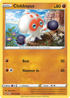 Clobbopus (100/185) [Sword & Shield: Vivid Voltage] | Good Games Morley
