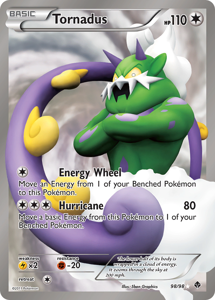 Tornadus (98/98) [Black & White: Emerging Powers] | Good Games Morley