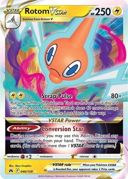 Rotom VSTAR (046/159) [Sword & Shield: Crown Zenith] | Good Games Morley