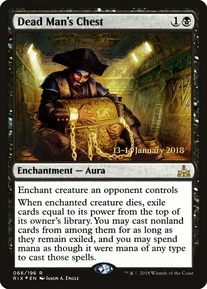 Dead Man's Chest [Rivals of Ixalan Prerelease Promos] | Good Games Morley