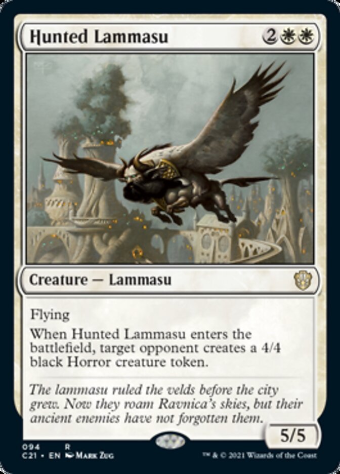 Hunted Lammasu [Commander 2021] | Good Games Morley