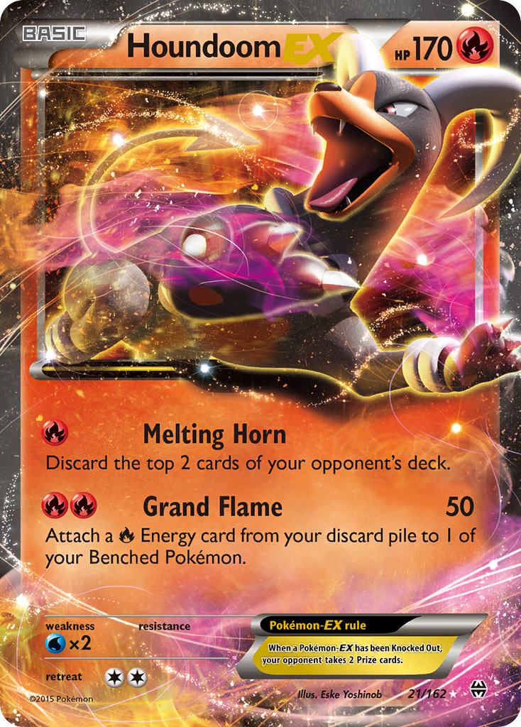 Houndoom EX (21/162) [XY: BREAKthrough] | Good Games Morley