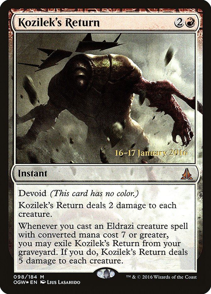 Kozilek's Return [Oath of the Gatewatch Prerelease Promos] | Good Games Morley