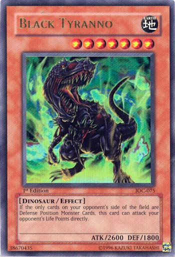 Black Tyranno [IOC-075] Ultra Rare | Good Games Morley