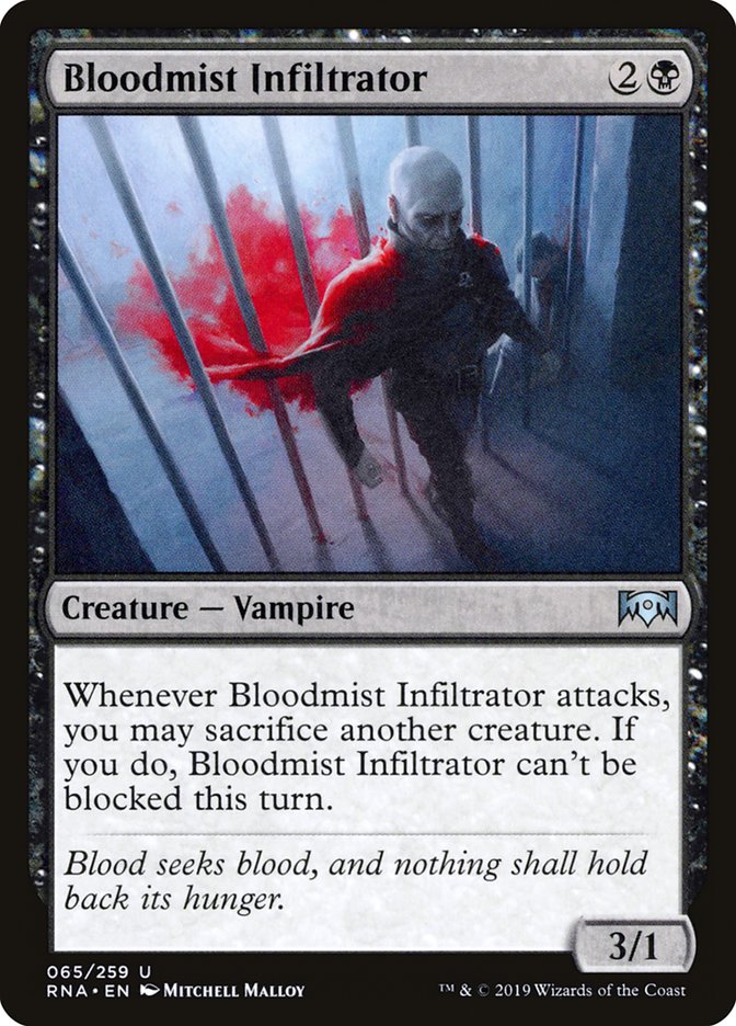 Bloodmist Infiltrator [Ravnica Allegiance] | Good Games Morley