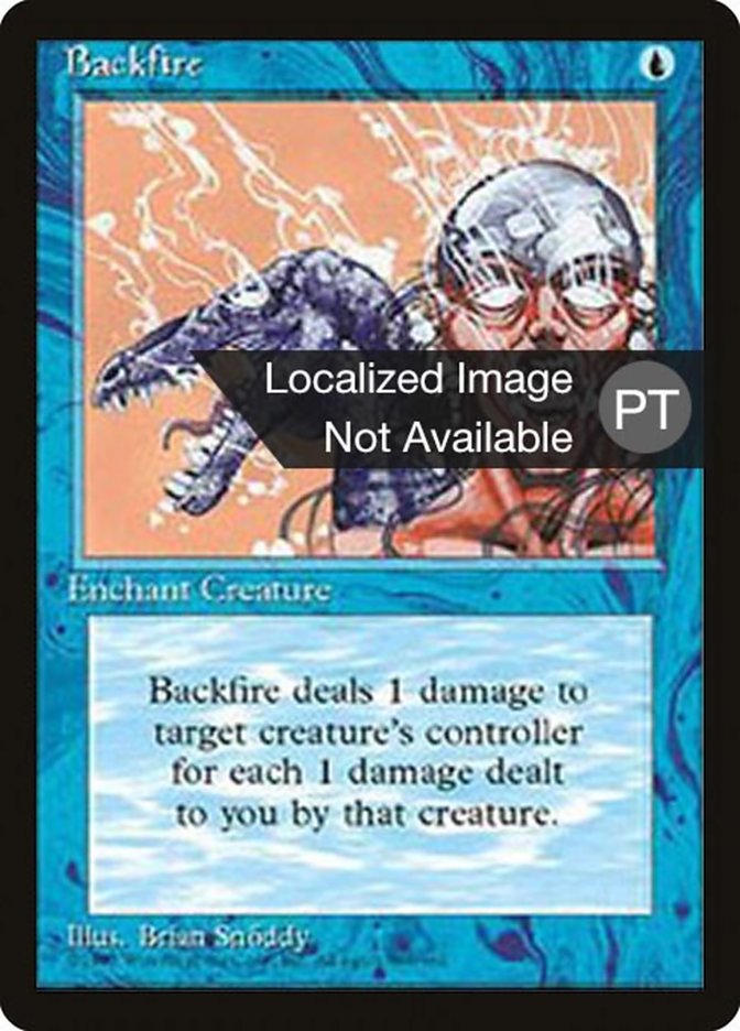 Backfire [Fourth Edition (Foreign Black Border)] | Good Games Morley
