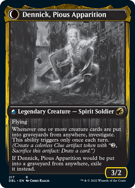 Dennick, Pious Apprentice // Dennick, Pious Apparition [Innistrad: Double Feature] | Good Games Morley