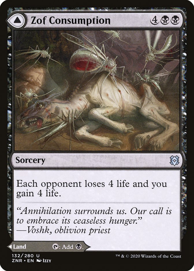 Zof Consumption // Zof Bloodbog [Zendikar Rising] | Good Games Morley