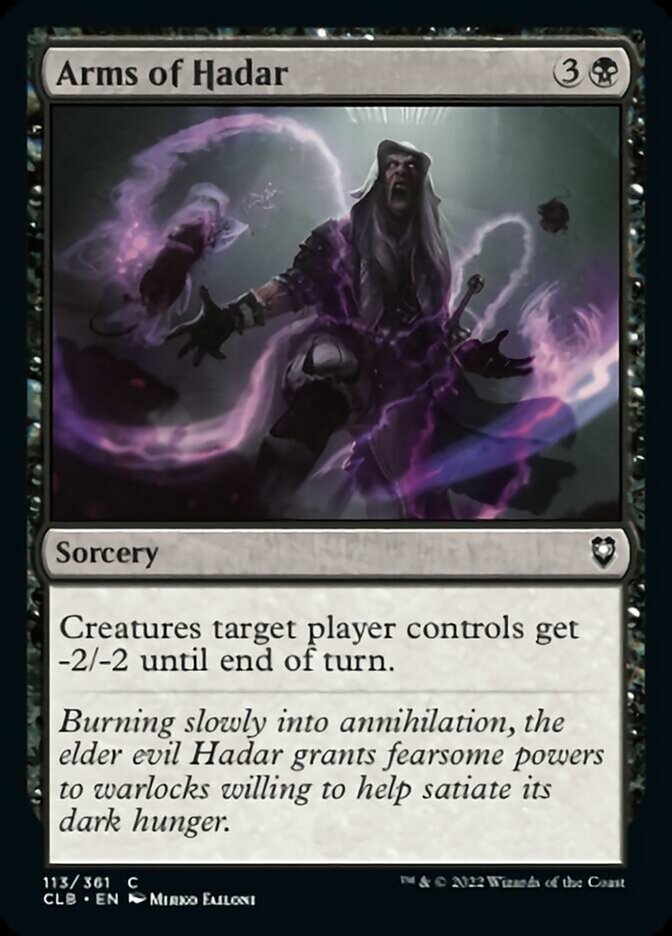 Arms of Hadar [Commander Legends: Battle for Baldur's Gate] | Good Games Morley