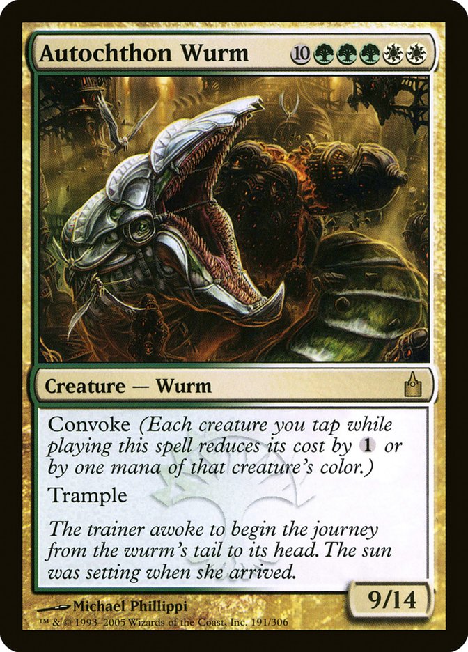 Autochthon Wurm [Ravnica: City of Guilds] | Good Games Morley