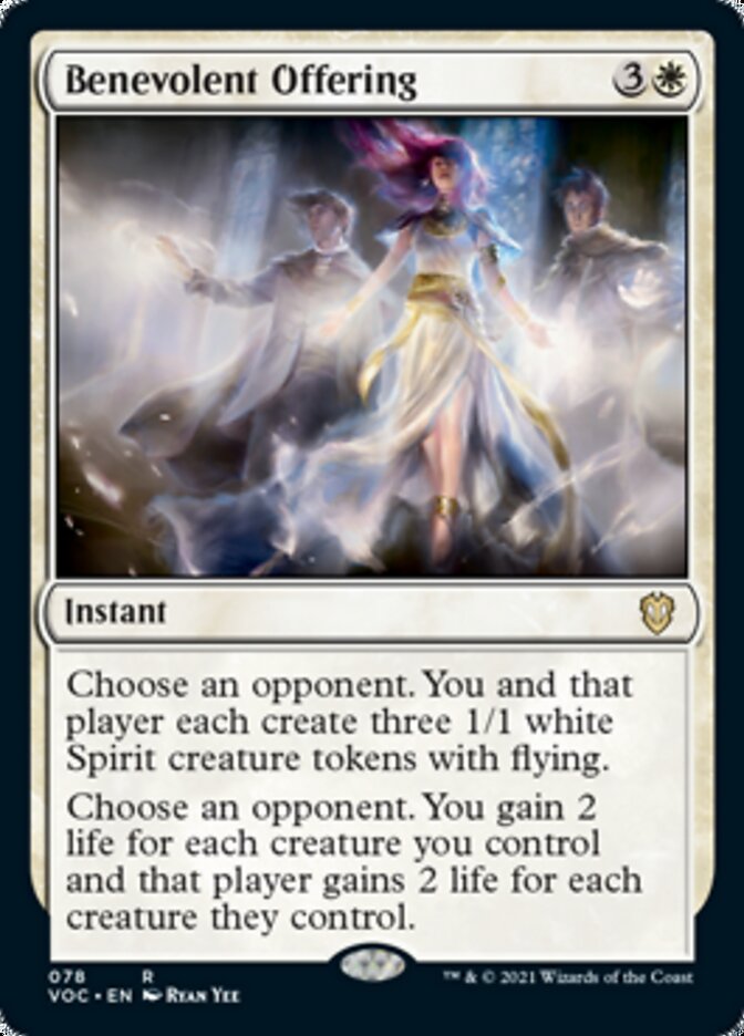 Benevolent Offering [Innistrad: Crimson Vow Commander] | Good Games Morley