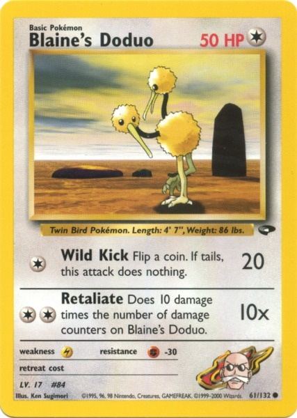 Blaine's Doduo (61/132) [Gym Challenge Unlimited] | Good Games Morley