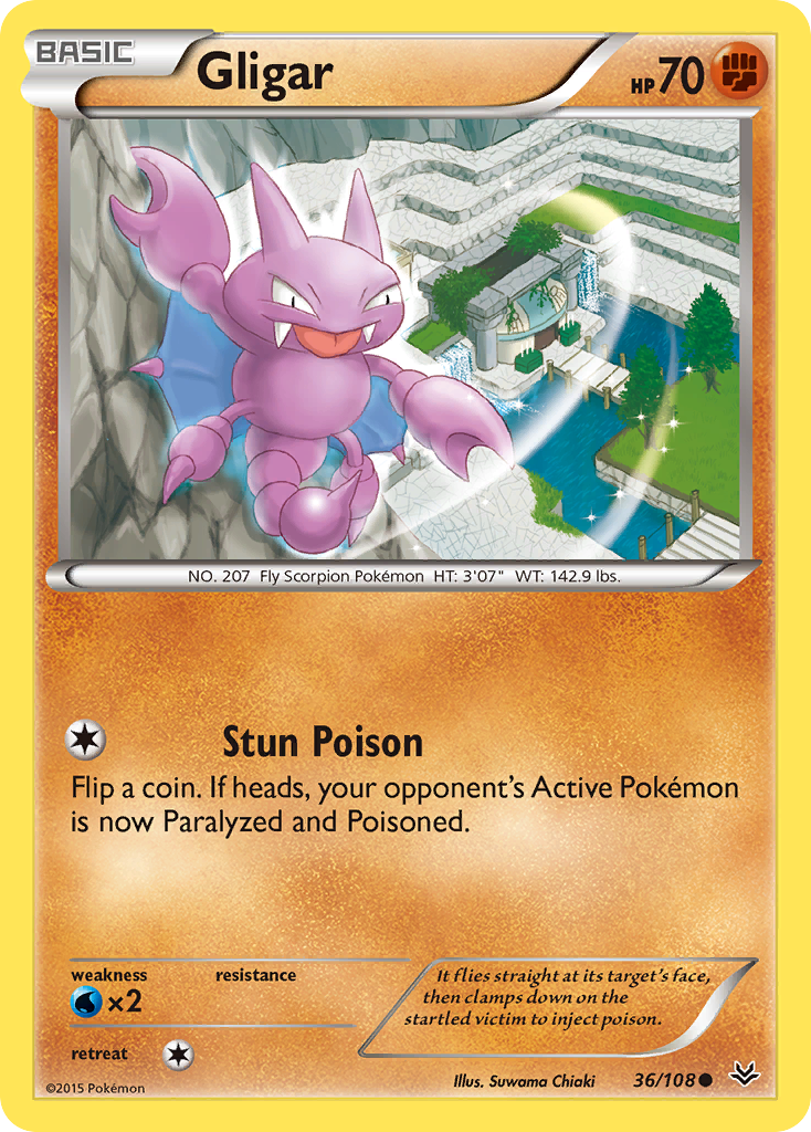 Gligar (36/108) [XY: Roaring Skies] | Good Games Morley
