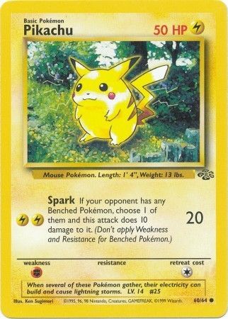 Pikachu (60/64) [Jungle Unlimited] | Good Games Morley