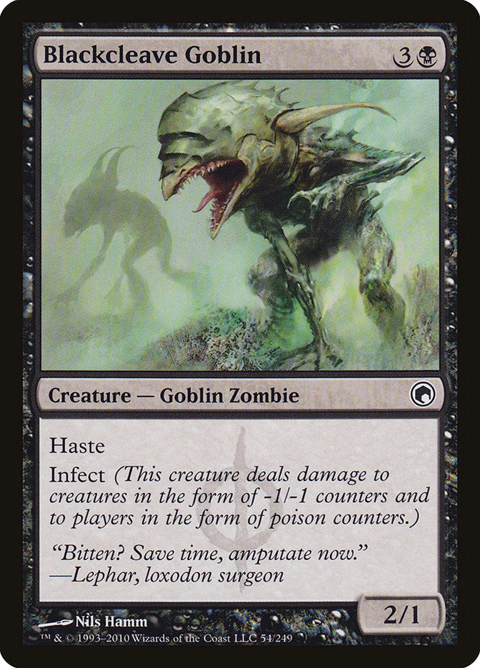 Blackcleave Goblin [Scars of Mirrodin] | Good Games Morley