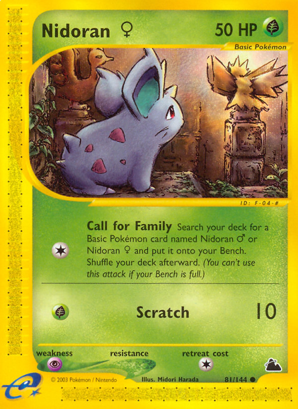 Nidoran (81/144) (Female) [Skyridge] | Good Games Morley