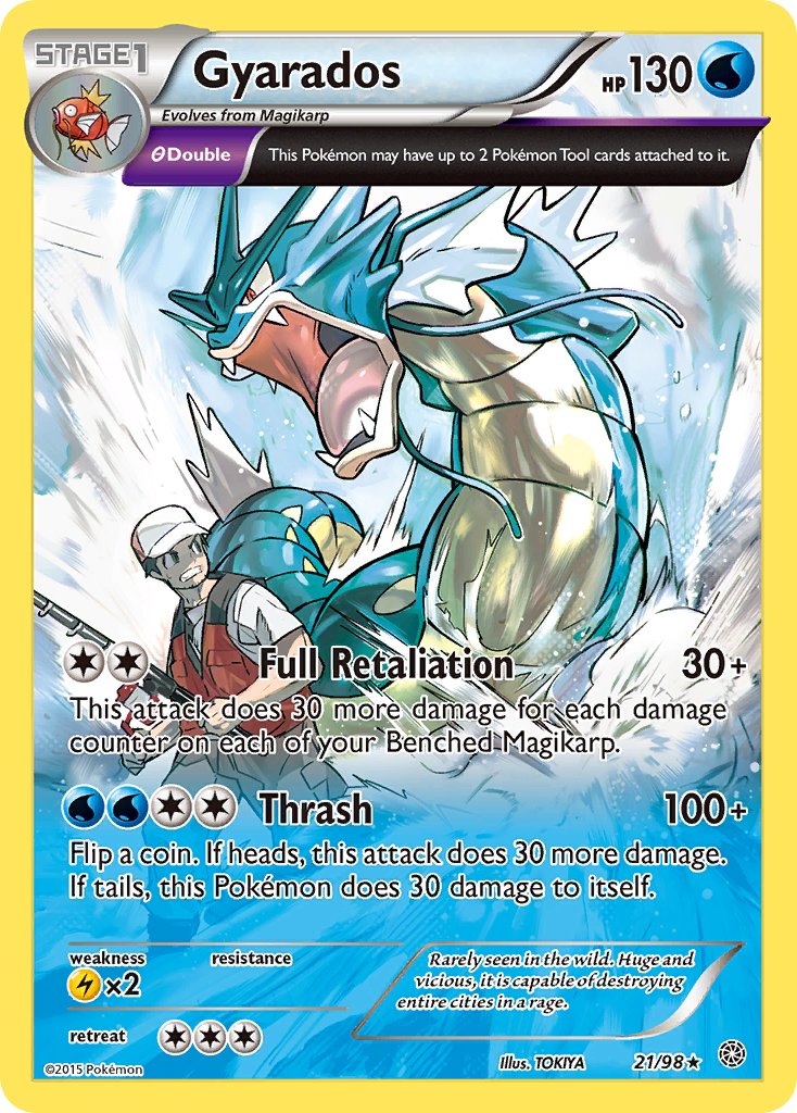 Gyarados (21/98) (Theme Deck Exclusive) [XY: Ancient Origins] | Good Games Morley